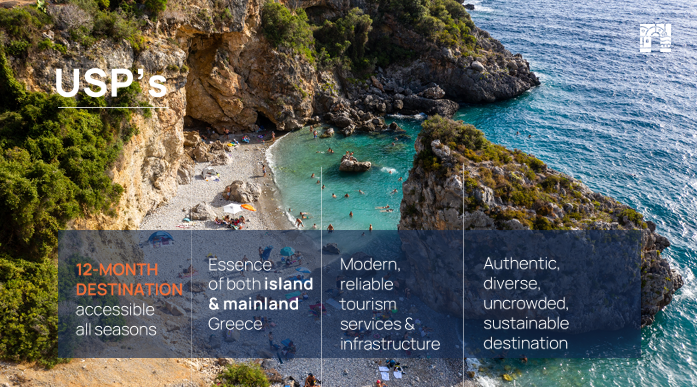 Το AdventureWEEK Peloponnese αποτελεί μέρος της συνολικής τουριστικής ανάπτυξης της Πελοποννήσου