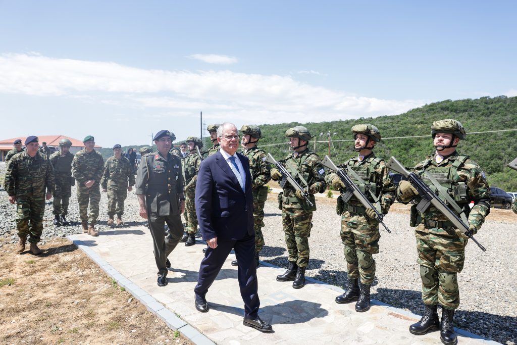 Μήνυμα αποφασιστικότητας και υπερηφάνειας από το φυλάκειο 5 στον Έβρο έστειλε ο Κ. Τασούλας