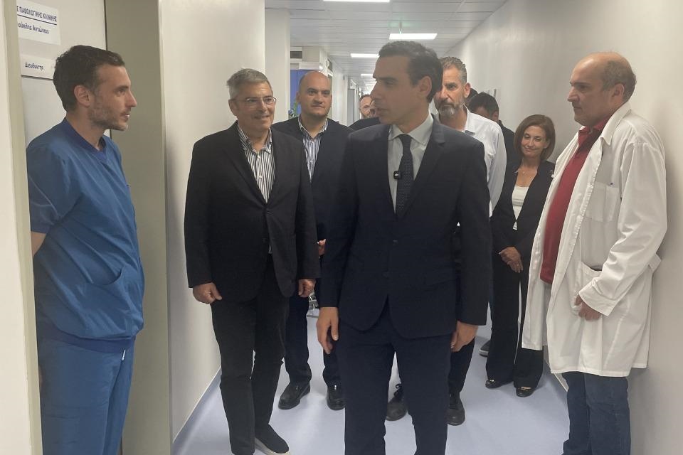 Αυτοψία του Υφυπουργού Υγείας στα έργα ανακαίνισης στο Γενικό Νοσοκομείο Κεφαλονιάς