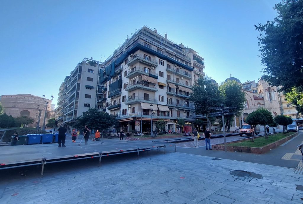 Θεσσαλονίκη: Προετοιμασίες για το «Fly In Skg Sky» στην Καμάρα