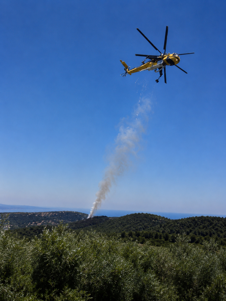 Σκόπελος: Οριοθετήθηκε η φωτιά στη θέση «Τριμπίλα» – Παραμένουν ισχυρές δυνάμεις της Πυροσβεστικής