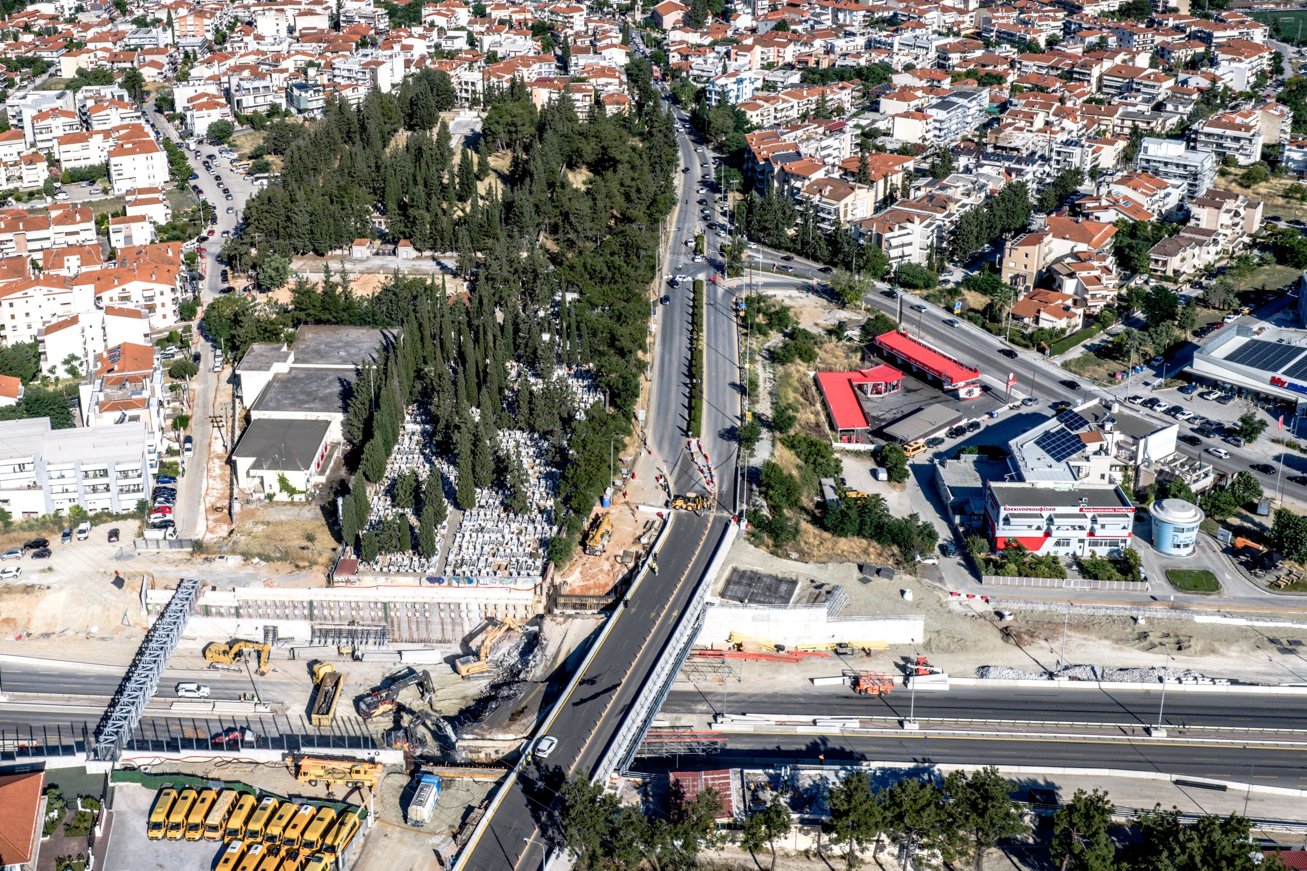 Θεσσαλονίκη-FlyOver: Αποκατάσταση κυκλοφορίας στην Περιφερειακή, μετά την κατεδάφιση της γέφυρας Πανοράματος