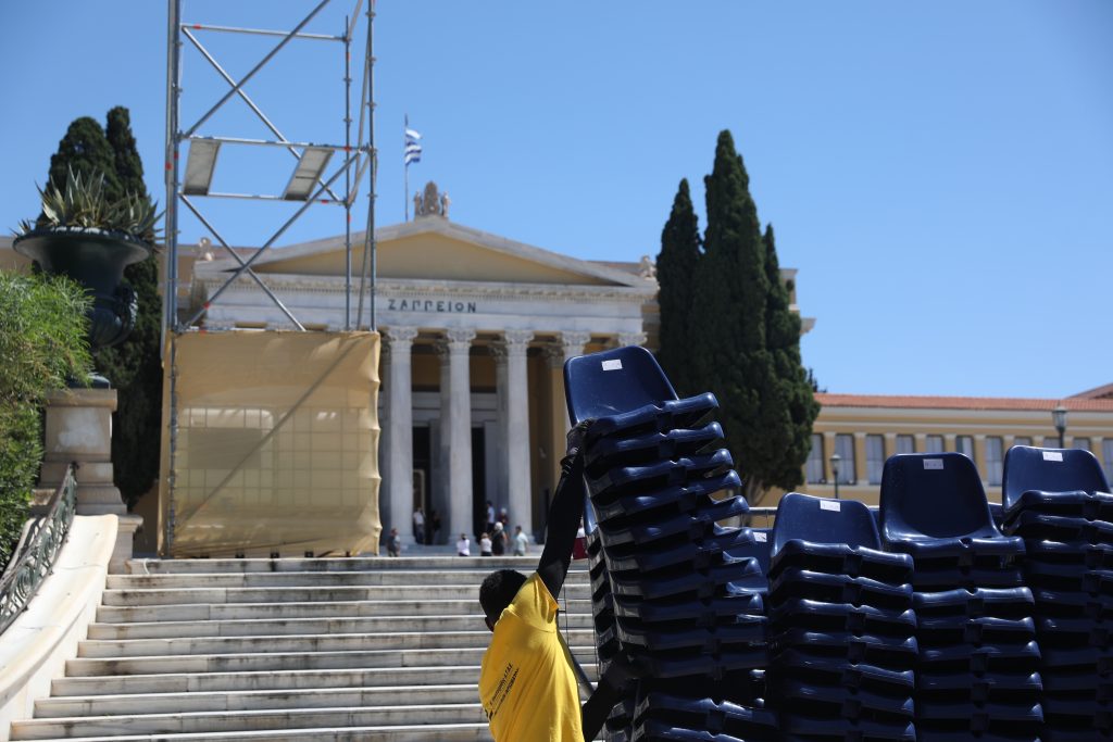 Αναβλήθηκε το Φεστιβάλ «Ολυμπίων» – Απομακρύνεται η αμφιθεατρική σκηνή μπροστά από το Ζάππειο
