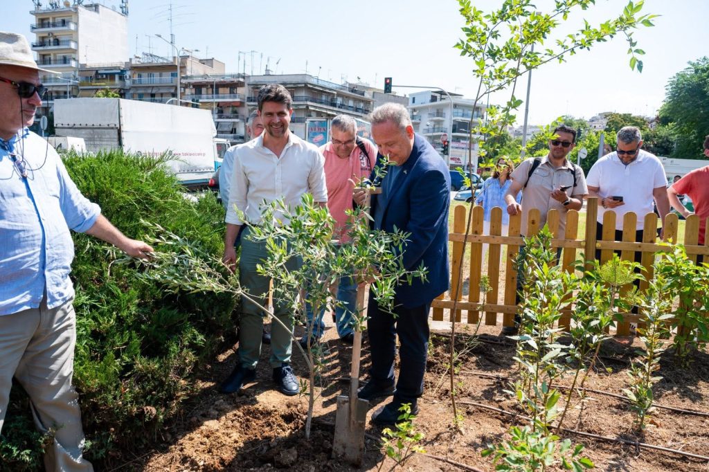 Παραδόθηκε το πρώτο Urban Micro Forest στη Β. Ελλάδα– Στ.Αγγελούδης: Η καλύτερη φροντίδα για τους κατοίκους είναι το πράσινο