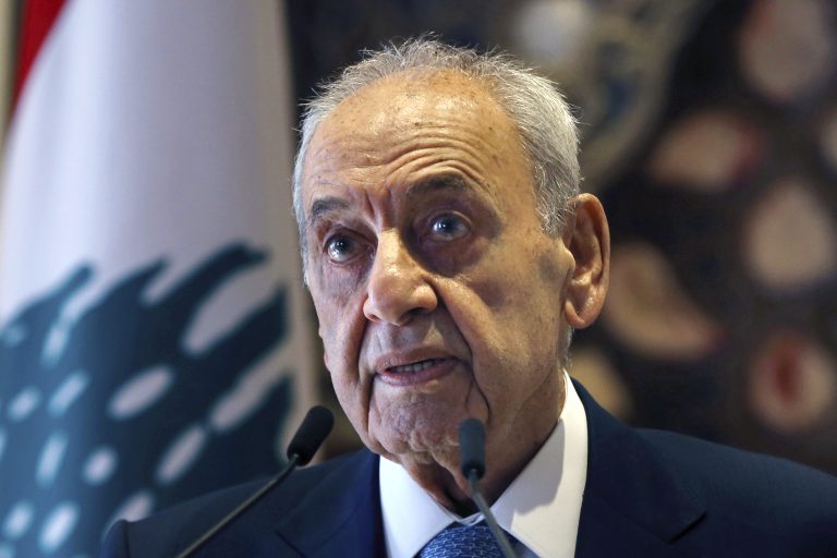 Ο πρόεδρος του λιβανέζικου κοινοβουλίου αμφισβητεί τη συμφωνία Λιβάνου – Ισραήλ: «Οδηγεί σε πόλωση»