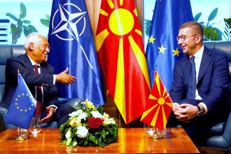Βόρεια Μακεδονία: Ο Αντόνιο Κόστα ζητά συνταγματικές αλλαγές ως προϋπόθεση για την έναρξη ενταξιακών διαπραγματεύσεων με την ΕΕ