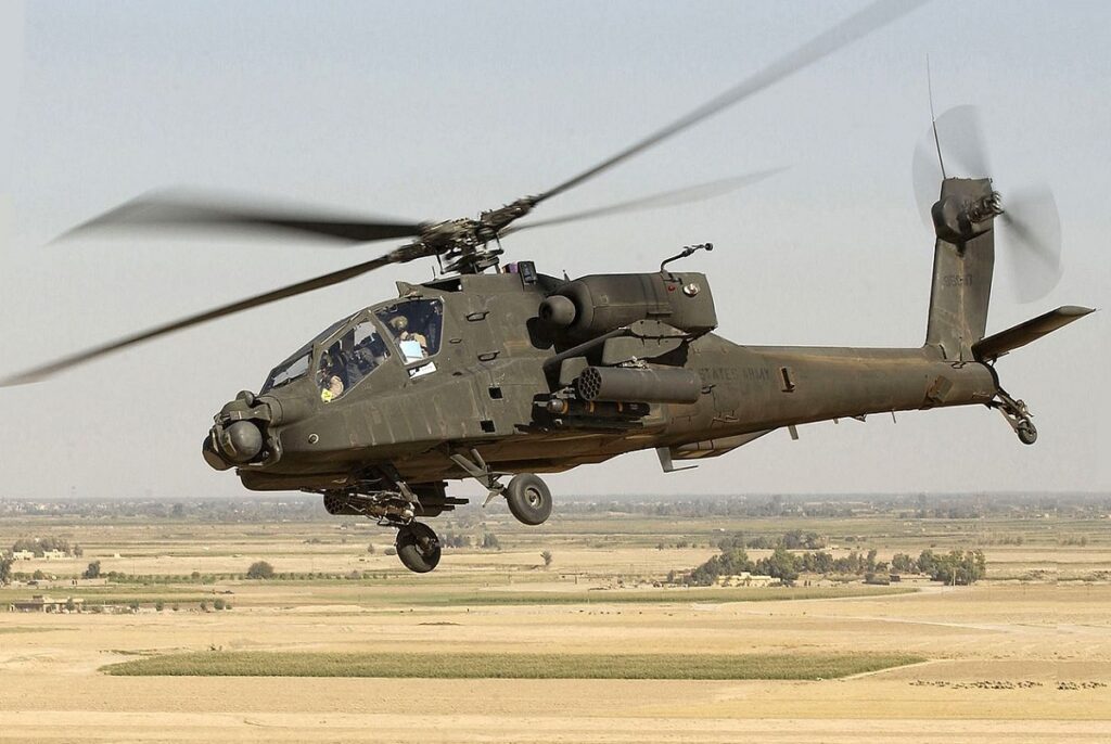 Πτώση αμερικανικού ελικοπτέρου Apache κοντά στα Στενά του Ορ