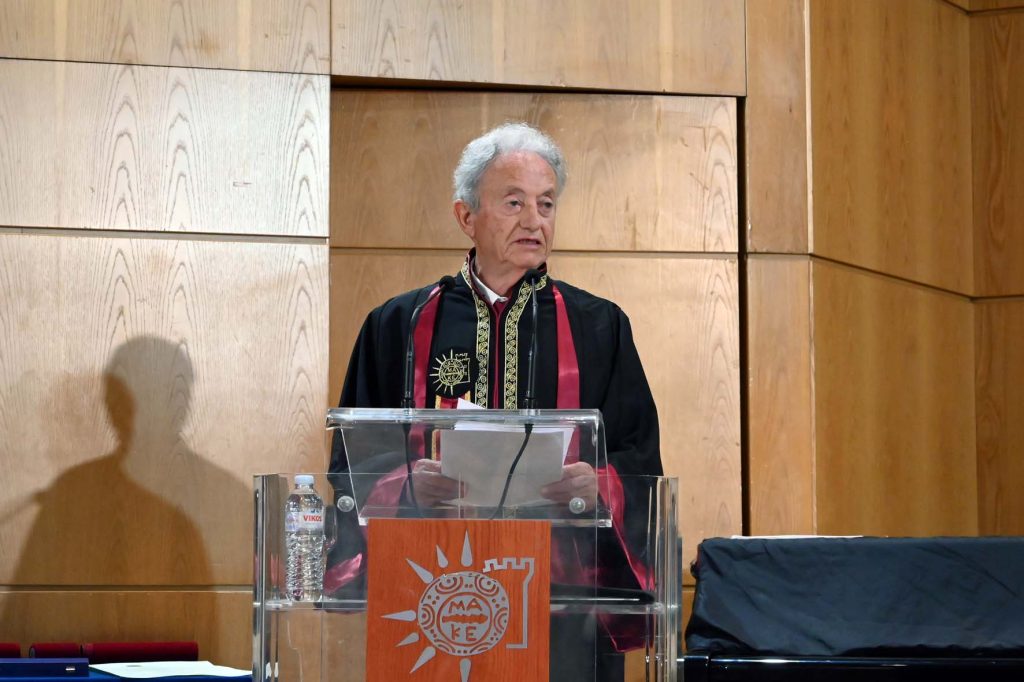 Επίτιμος διδάκτορας του Πανεπιστημίου Μακεδονίας αναγορεύθηκε ο Χαρίλαος Αλαμάνος