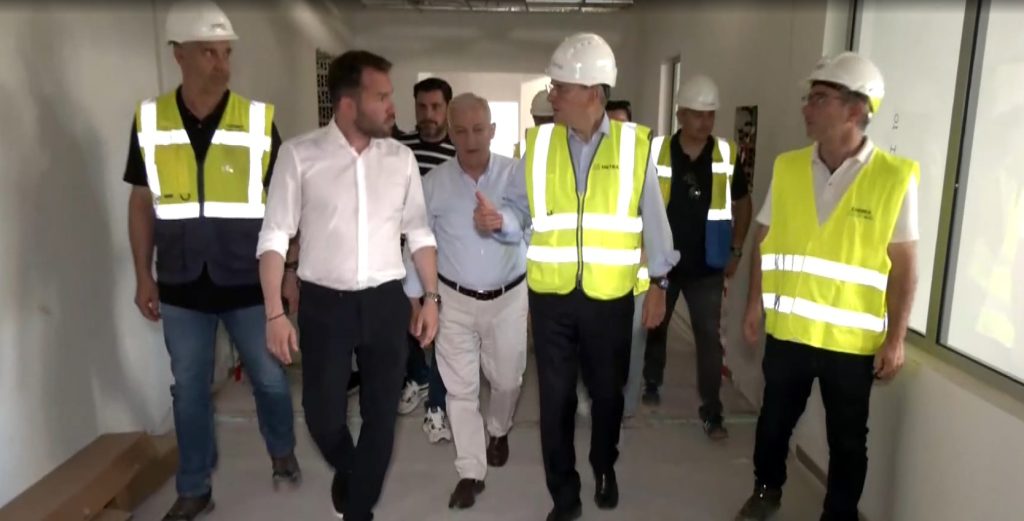 Θεσσαλονίκη: Αυτοψία Κ. Χατζηδάκη σε υπό κατασκευή σχολεία και στο Περιφερειακό δάσος Ευκαρπίας