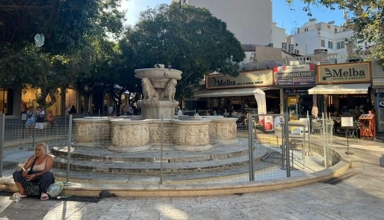 Ηράκλειο: Αφαιρείται η περίφραξη από την Κρήνη Μοροζίνι – Τον Σεπτέμβριο οι εργασίες συντήρησης
