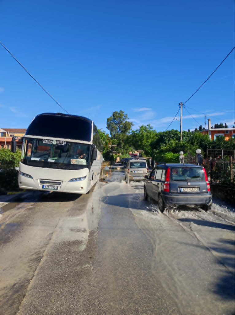 Κέρκυρα: Αργά το μεσημέρι η υδροδότηση στην πόλη μετά τη βλάβη στη Χρυσηίδα