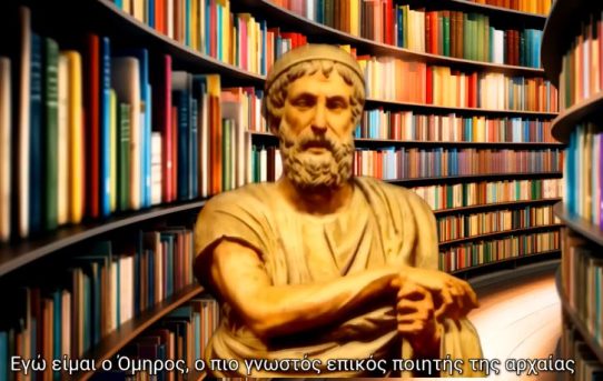 Ο Όμηρος “μίλησε” ψηφιακά στους μαθητές του Γυμνασίου της Βερδικούσας