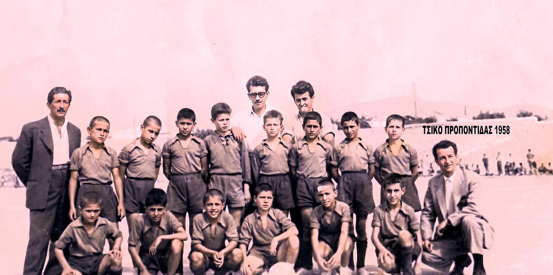 propontida-tsiko-1958 Ένας αιώνας στα γήπεδα για την Προποντίδα Χαλκίδας, δημιούργημα των Μικρασιατών προσφύγων