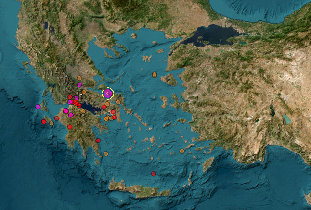 Ισχυρές σεισμικές δονήσεις 4,8 και 5,2 Ρίχτερ στην Εύβοια