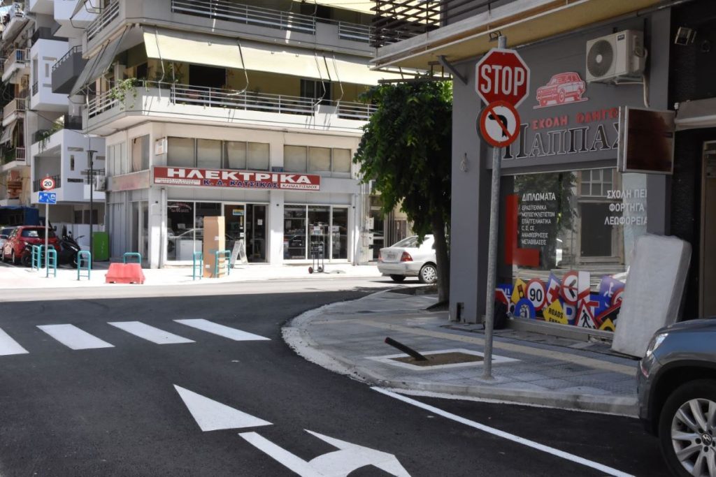 Λάρισα: Παραδόθηκε στην κυκλοφορία η οδός Ταγματάρχου Βελισσαρίου
