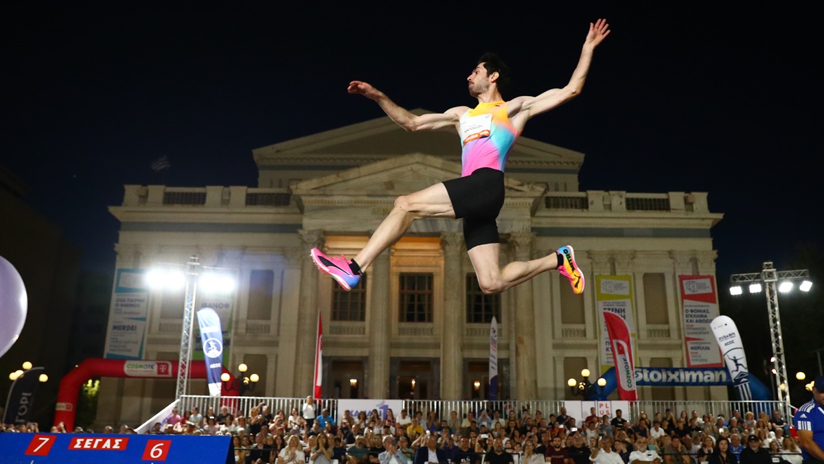 Piraeus Street Long Jump: Πρωτιά με 8.39μ. και ρεκόρ αγώνα ο Μίλτος Τεντόγλου  ​