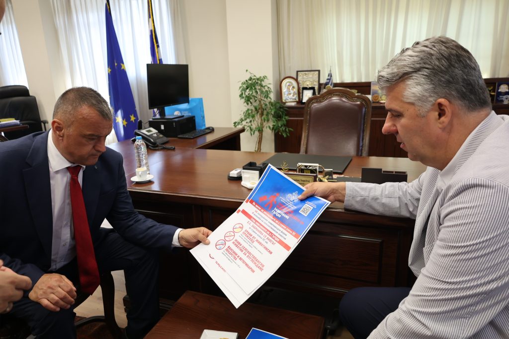 Συνάντηση Τοψίδη με Νομάρχη Κίρτζαλι – Τουρισμός και πολιτισμός στην ατζέντα