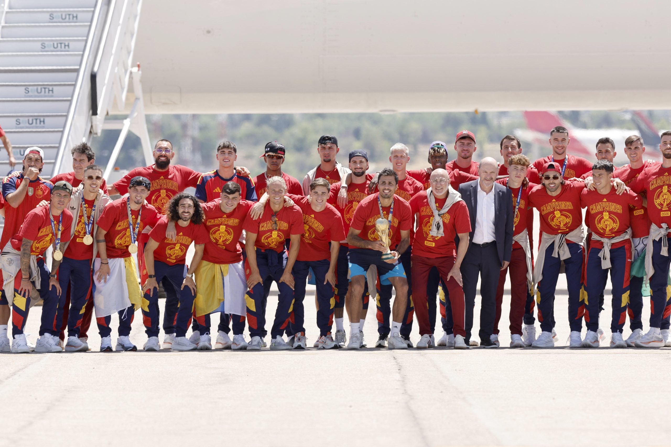 SPAIN-FBL-WC-2026-CELEBRATIONS Μαδρίτη: Σχεδόν δύο εκατομμύρια αποθέωσαν την παγκόσμια πρωταθλήτρια Ισπανία – Η διαδρομή του τροπαίου