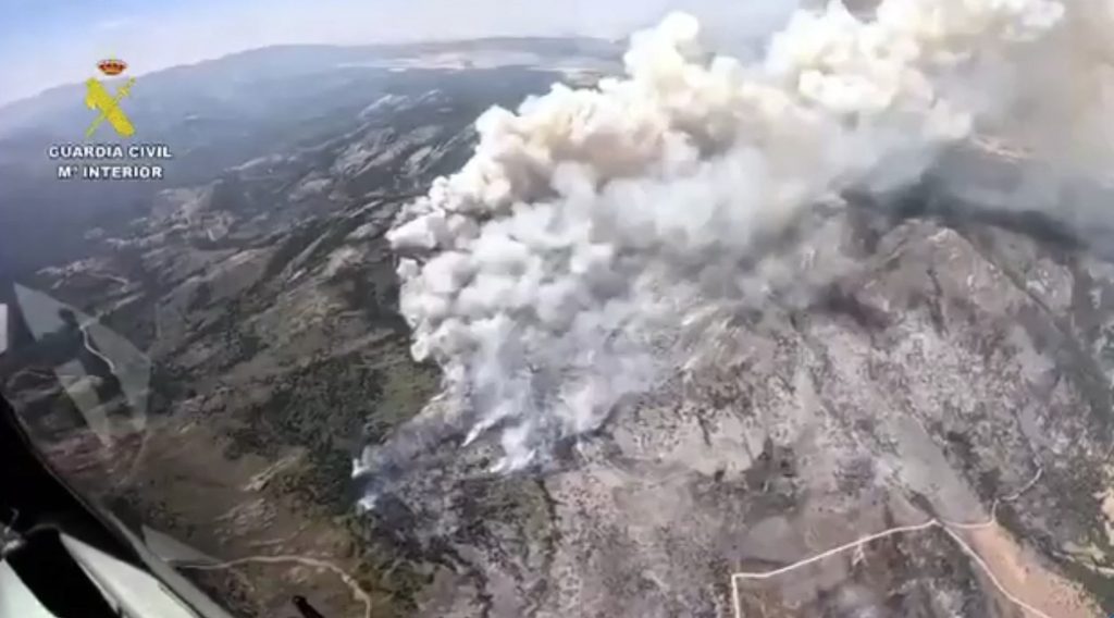 Πυρκαγιές στην Ισπανία: Επιδεινώνεται η κατάσταση – Σε πύρινο κλοιό η Μαδρίτη