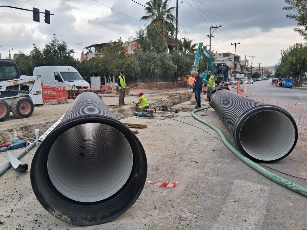 ΔΕΥΑΜΒ: Τα νέα έργα ομβρίων «δοκιμάστηκαν» στη βροχή