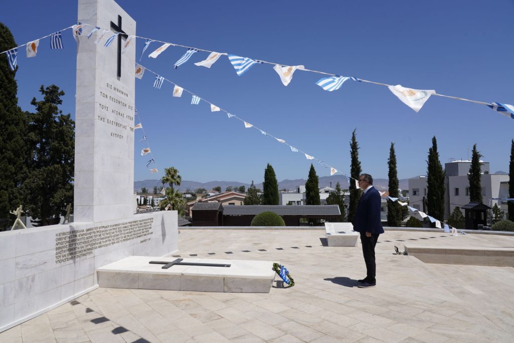 Με τον Πρόεδρο της Κυπριακής Δημοκρατίας συναντήθηκε ο Πρόεδρος του Παγκοσμίου Συμβουλίου Κρητών Νίκος Καστρινάκης