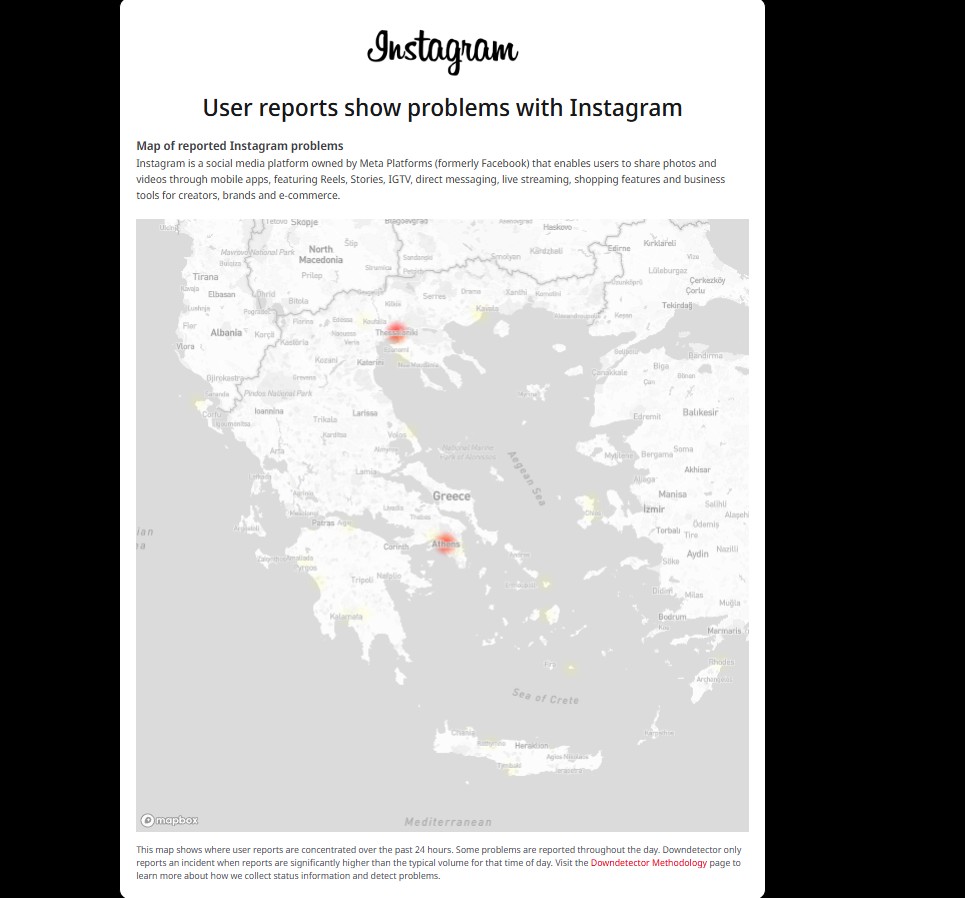Προβλήματα στις υπηρεσίες της Meta – Εκτός λειτουργίας Facebook, Instagram και Messenger