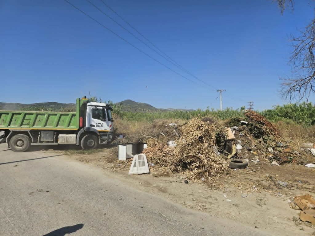 Νέα επιχείρηση καθαρισμού στον Ξηριά – Έκκληση του Δήμου για τέλος στις παράνομες αποθέσεις απορριμμάτων