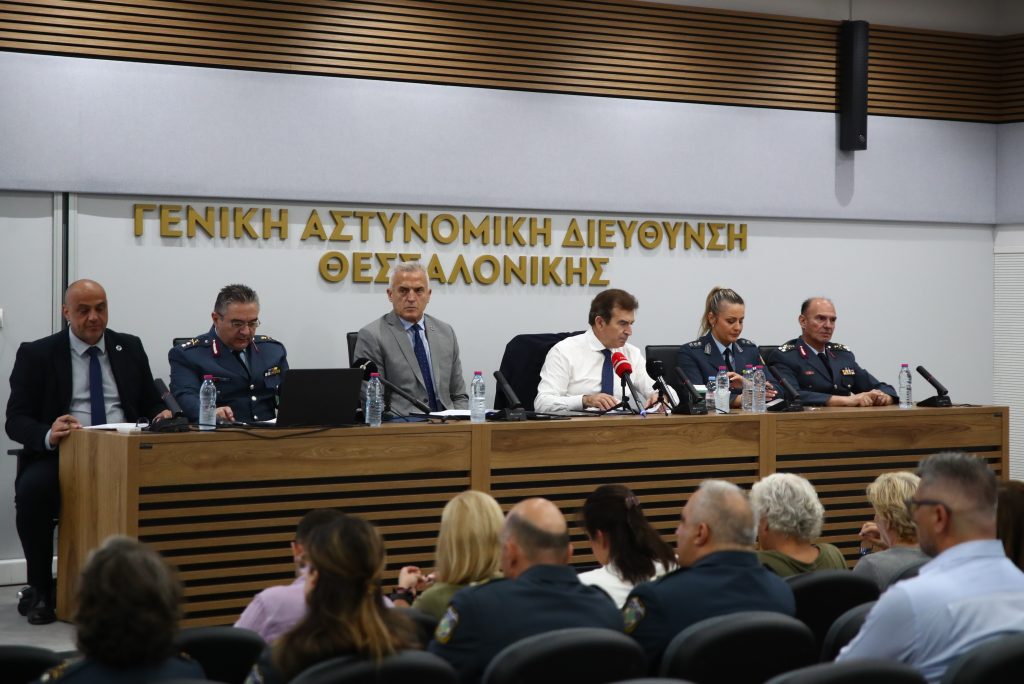 Ο Υπουργός Προστασίας του Πολίτη Μ. Χρυσοχοΐδης στη Θεσσαλονίκη- «Δεν θα επιτρέψουμε σε καμία εγκληματική ομάδα να αποκτήσει ζωτικό χώρο»