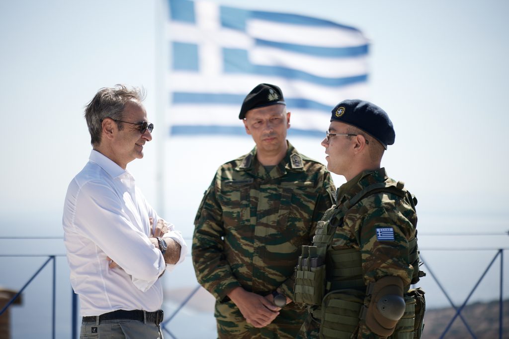 Μήνυμα Μητσοτάκη από Αγαθονήσι: Θα εμποδίσουμε τους άθλιους διακινητές να εκμεταλλεύονται απελπισμένους