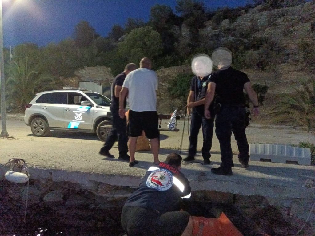 Ζευγάρι εγκλωβίστηκε σε δυσπρόσιτη παραλία του Παγασητικού