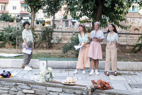 Θεσσαλονίκη: Διαμαρτυρία Συνδέσμου Εξορισθέντων και Φυλακισθεντων Αντιστασιακών (1967-74) στο Επταπύργιο
