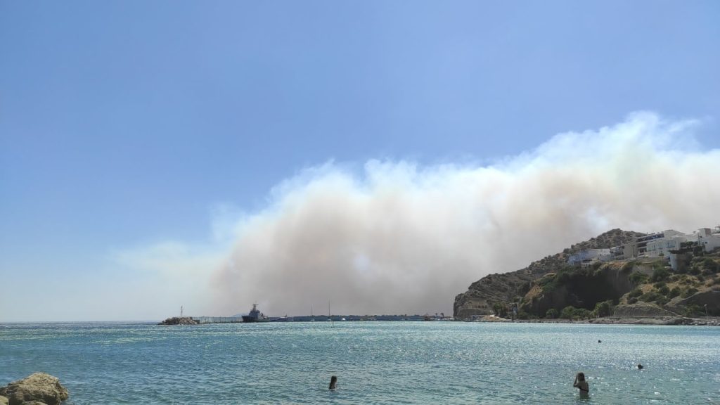 Κρήτη: Πυρκαγιά σε χαμηλή βλάστηση στην Κρύα Βρύση Ρεθύμνου