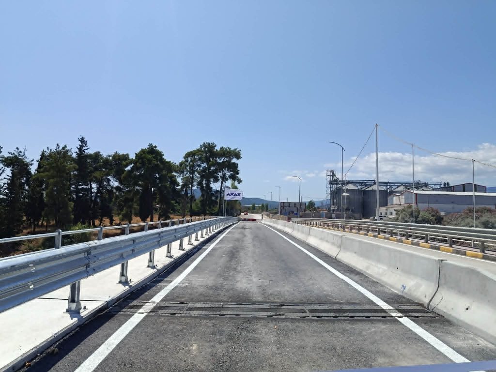 Εγκαίνια της νέας γέφυρας του Αλμυρού από Κωστή Χατζηδάκη και Χρίστο Δήμα και αυτοψίες σε Φάρσαλα και Δομοκό
