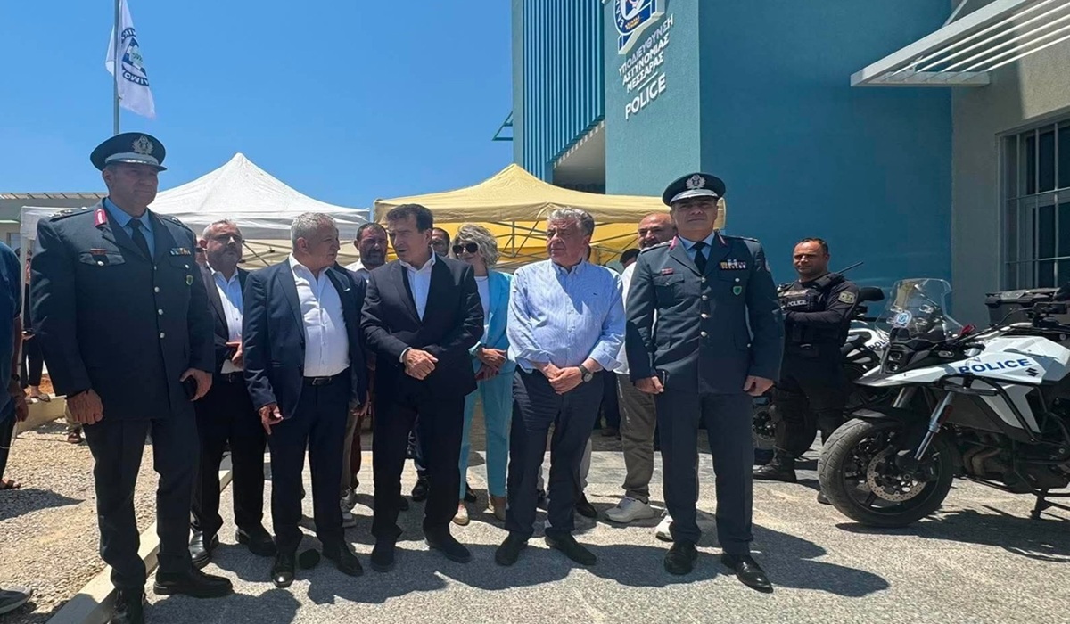 Ηράκλειο: Αυστηρό μήνυμα Χρυσοχοΐδη κατά της εγκληματικότητας στα εγκαίνια της Υποδιεύθυνσης Αστυνομίας Μεσαράς