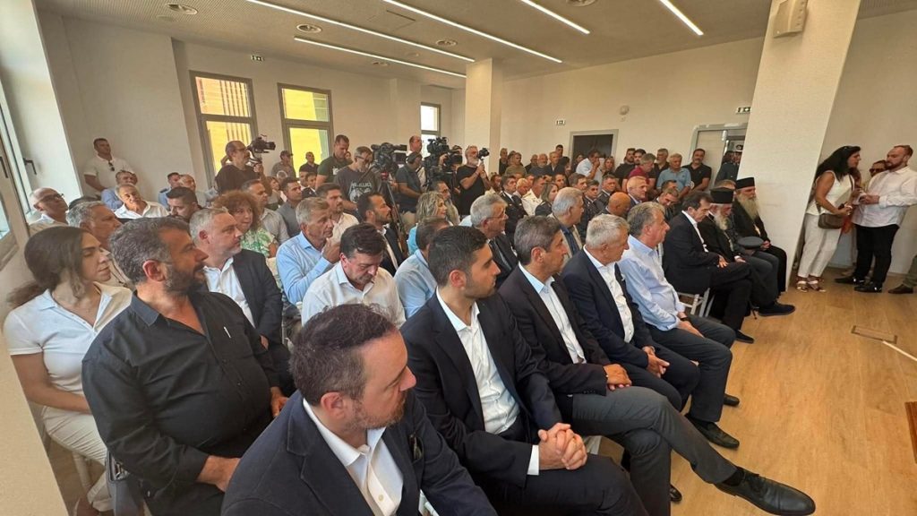 Ηράκλειο: Αυστηρό μήνυμα Χρυσοχοΐδη κατά της εγκληματικότητας στα εγκαίνια της Υποδιεύθυνσης Αστυνομίας Μεσαράς