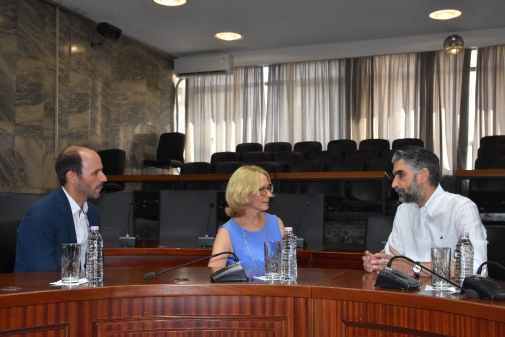 Στο δημαρχείο της Λάρισας η πρέσβειρα της Αυστρίας