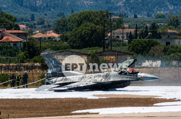 Αναγκαστική προσγείωση μαχητικού F16 στο αεροδρόμιο της Ζακύνθου – Καλά στην υγεία του ο χειριστής