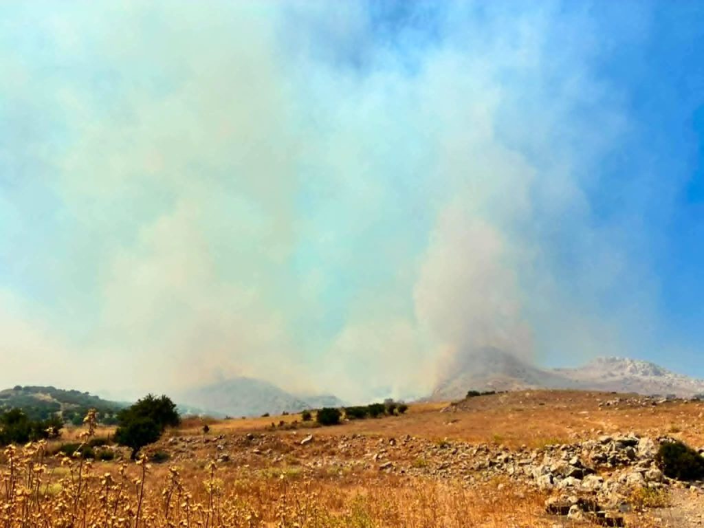 Φωτιά στο Μελιδοχώρι Ηρακλείου – Ήχησε το 112