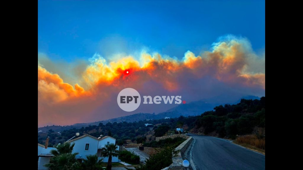 Νεκροί δύο πυροσβέστες στη φωτιά του Ρεθύμνου – Μπαράζ «112» για εκκενώσεις οικισμών