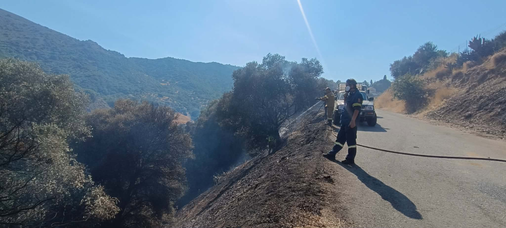 Πυρκαγιά στα Βορίζια Ηρακλείου – Ήχησε το 112