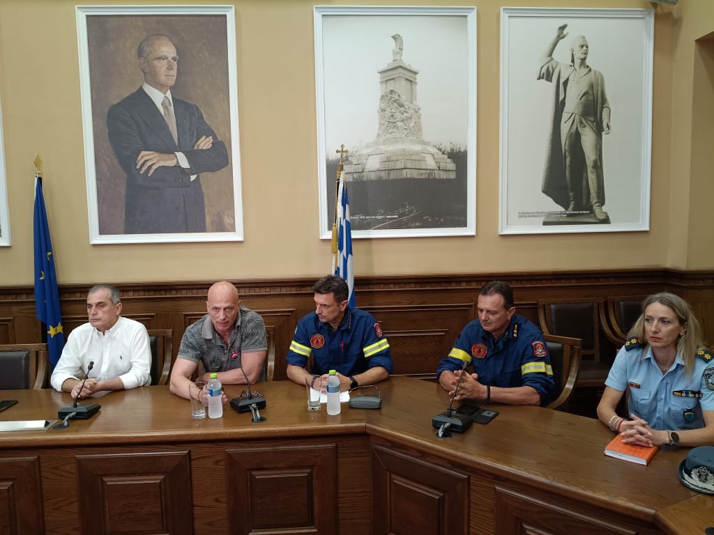 Έκτακτη σύσκεψη του Συντονιστικού Οργάνου Πολιτικής Προστασίας στις Σέρρες για την πρόληψη των πυρκαγιών
