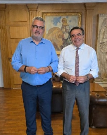 Συνάντηση Μαλλιαρά με Σχοινά για τα προβλήματα του πρωτογενούς τομέα – Πρόσκληση για το AGROSERRES
