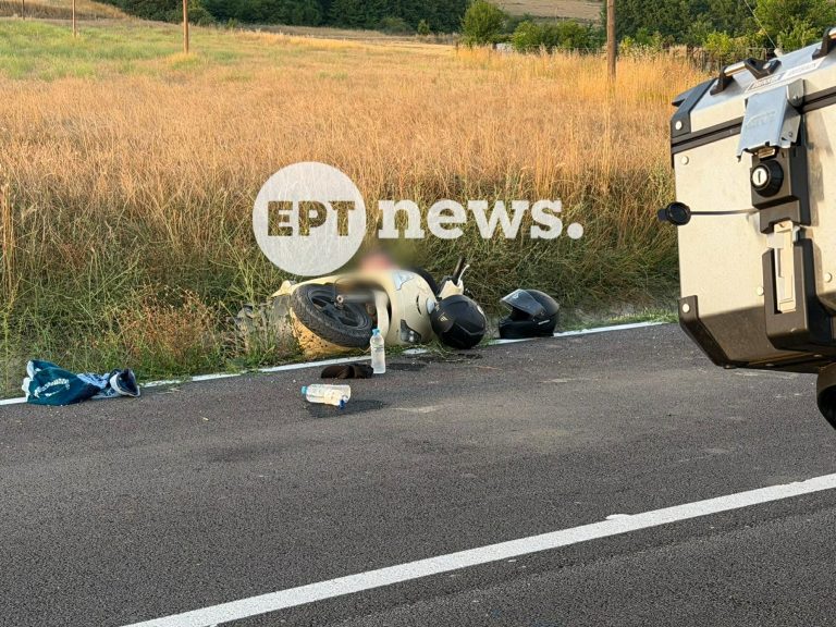 Άργος Ορεστικό: Εκτροπή μοτοσικλέτας με δύο νεαρούς τραυματίες