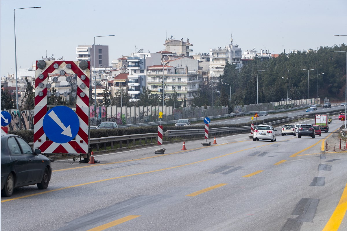 Θεσσαλονίκη: Προσωρινές κυκλοφοριακές ρυθμίσεις την Πέμπτη στην ανατολική εσωτερική Περιφερειακή Οδό