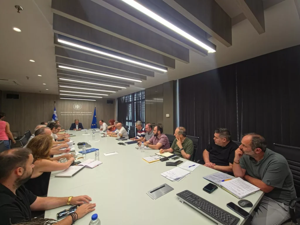 Συνάντηση στην Περιφέρεια Δ. Μακεδονίας για την άρδευση στον κάμπο Σαριγκιόλ