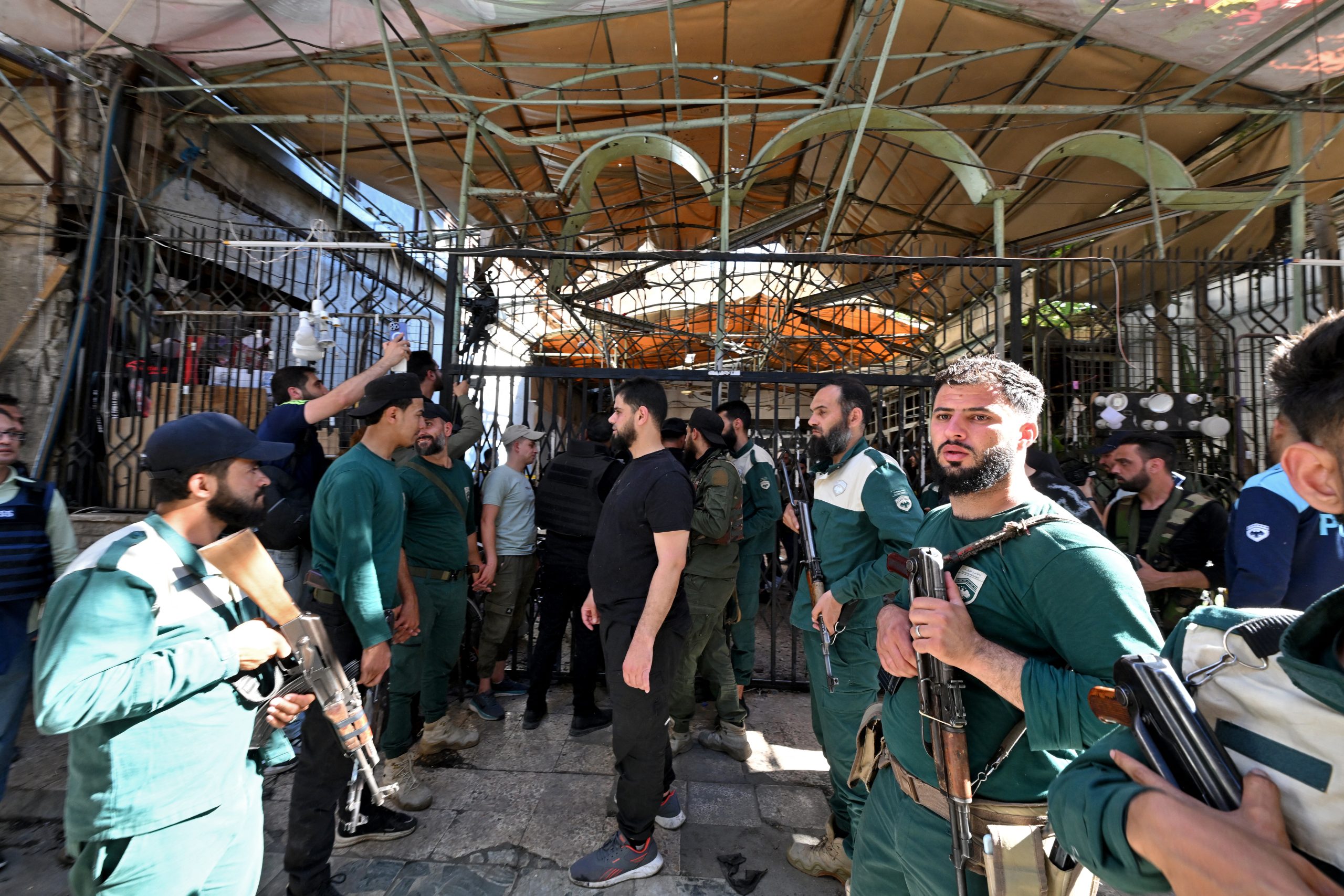 SYRIA-CONFLICT-BLAST Βομβιστική επίθεση στη Δαμασκό – Τουλάχιστον εννέα νεκροί και 19 τραυματίες