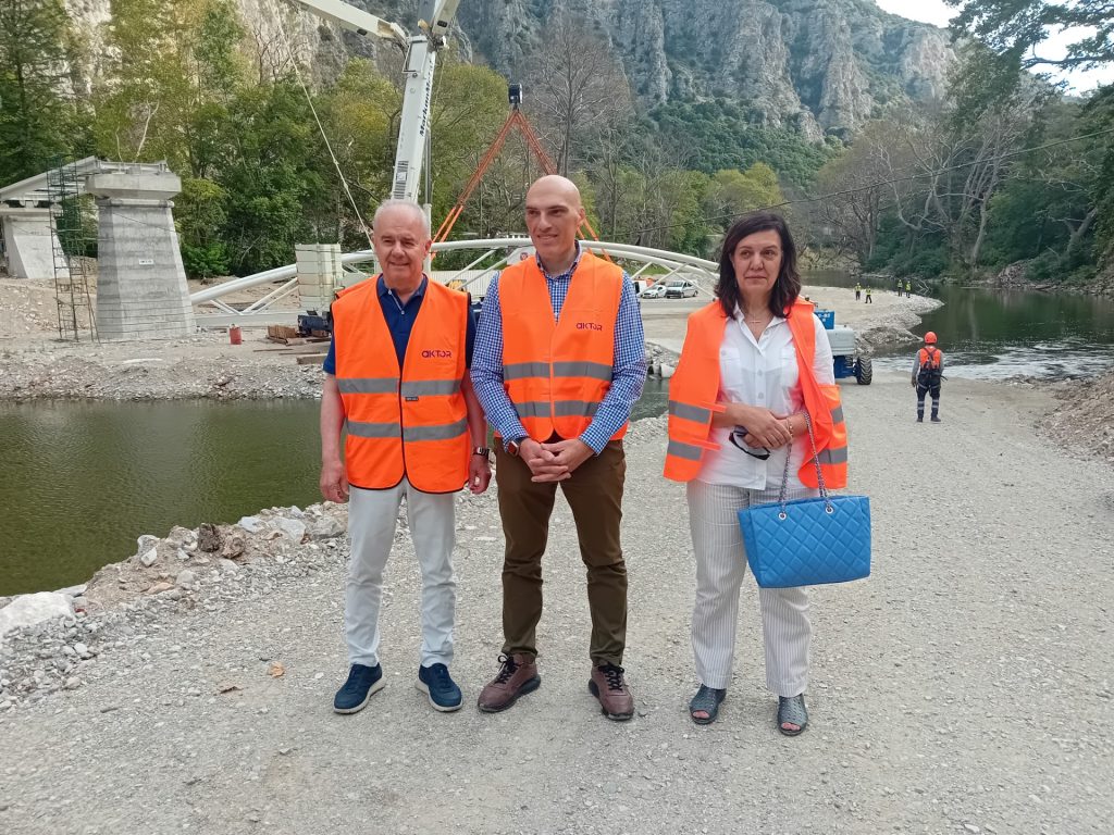 Τέμπη: Αρχές Σεπτεμβρίου παραδίδεται η νέα γέφυρα της Αγίας Παρασκευής – Είχε καταστραφεί μετά την κακοκαιρία Daniel