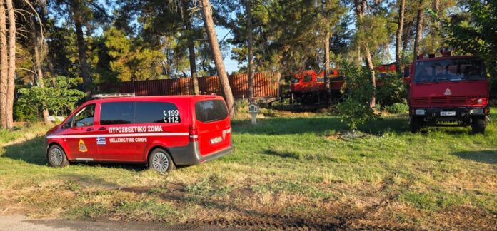 Αποκαταστάθηκε η σιδηροδρομική κυκλοφορία μεταξύ Θεσσαλονίκης-Λιτοχώρου μετά από φωτιά