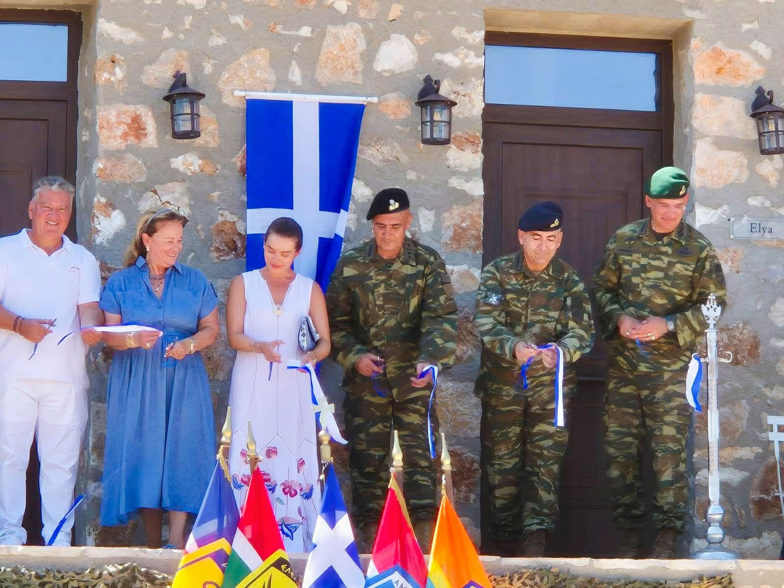 Δύο ξενώνες για τις Ένοπλες Δυνάμεις στην ακριτική Ρω – Δωρεά της οικογένειας Τσουβελεκάκη