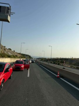 Κοζάνη: Νέα πρωινή ταλαιπωρία στην Εγνατία Οδό – Ουρές χιλιομέτρων μετά από βλάβη νταλίκας